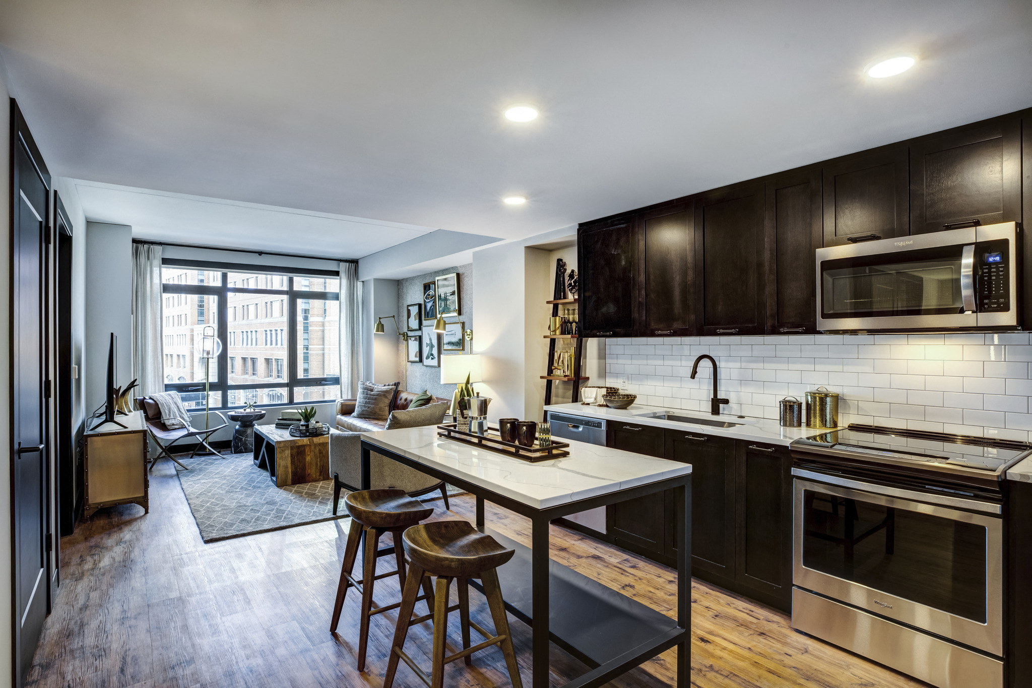 Model 1 Kitchen Living