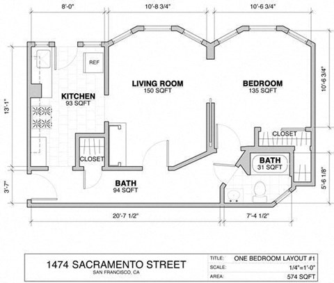 1920 Pacific Avenue 1 Bed Apartment for Rent - Photo Gallery 5