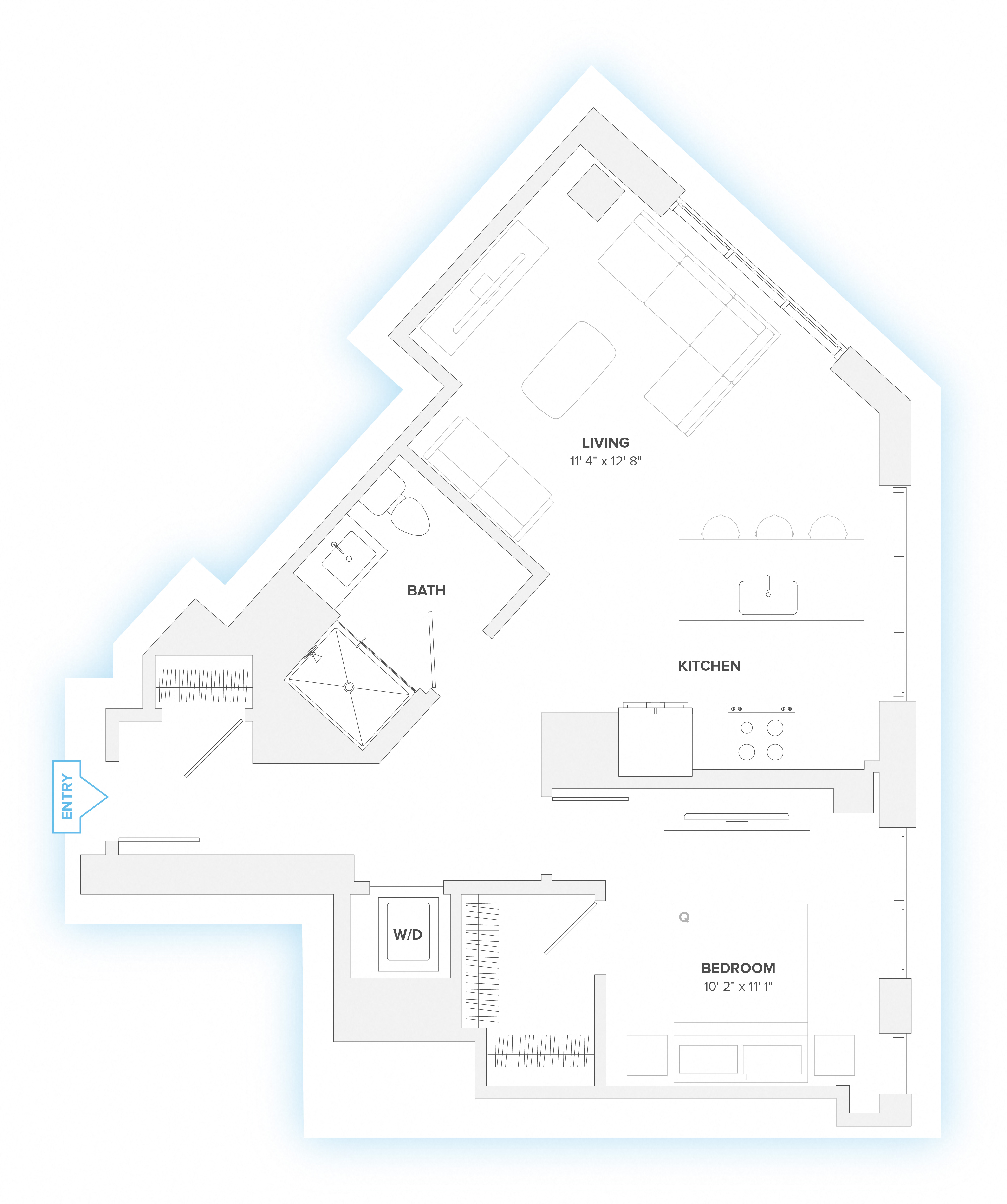 730 N Milwaukee Studio-2 Beds Apartment for Rent - Photo Gallery 59