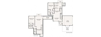 Malvern Floor Plan at Brandywine Apartments, West Bloomfield, MI