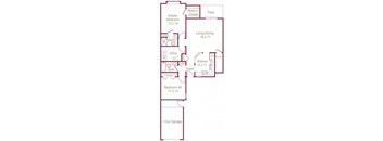 The Arlington Floor Plan at Briarcliff Village, Commerce Township, Michigan