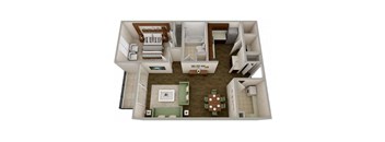 Providence Floor Plan at MainCentre, Northville, MI