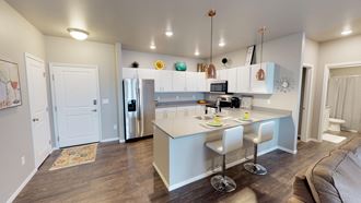 image of kitchen, white cabinets