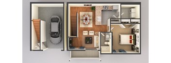 one bedroom one bathroom