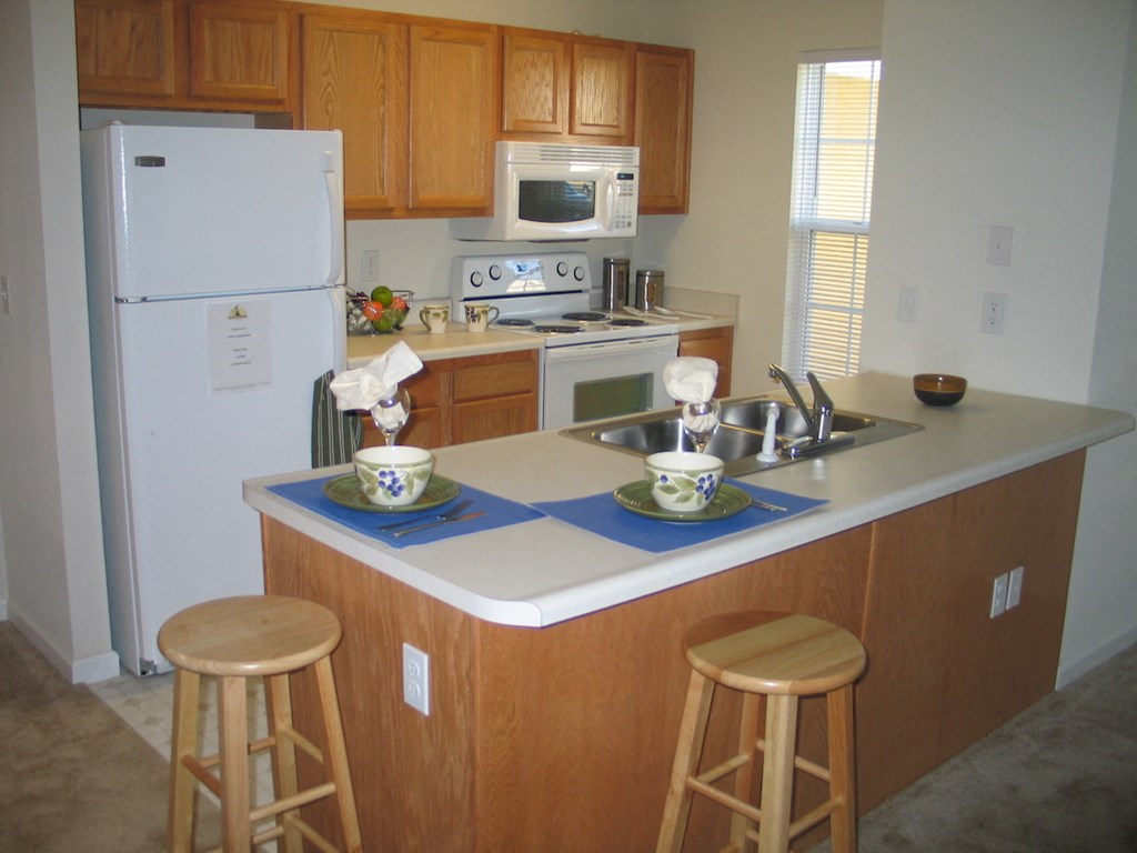 Kitchen with Efficient appliances