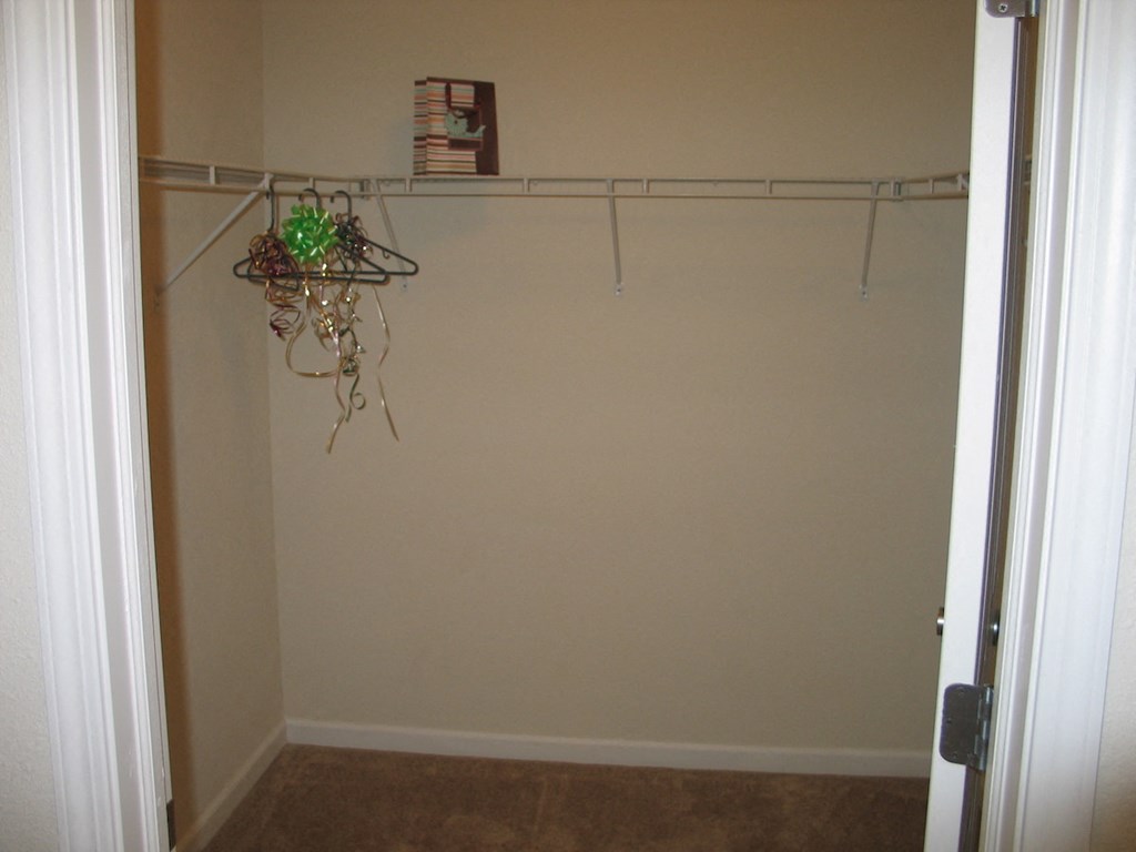 Oversized Closets at Prairie I & II Apartments