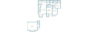 The Tiverton Floor Plan at Turnbury Park, Michigan, 48188