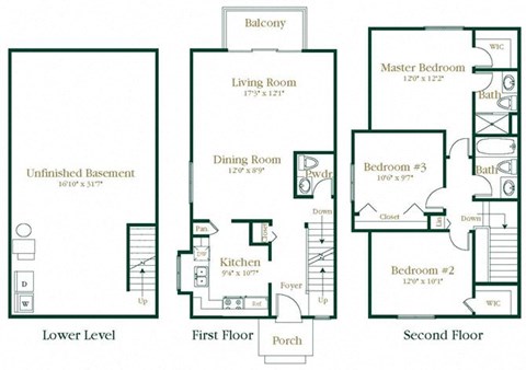 Winston I Floor Plan at Wexford, Novi, MI, 48377