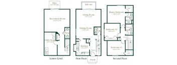 Winston II Floor Plan at Wexford, Novi, 48377