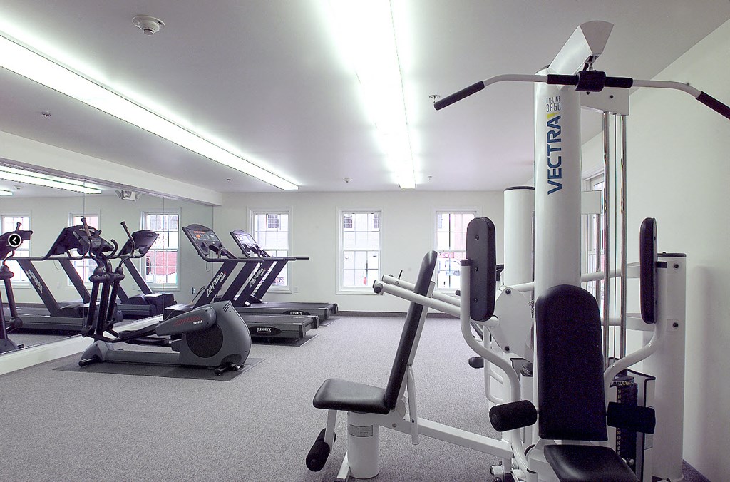 Fitness center.