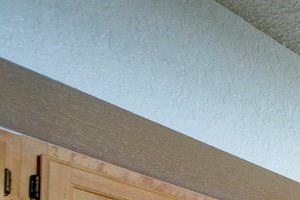 Sleek cool grey countertops and rich wood flooring Sleek cool grey countertops and rich wood flooring - Photo Gallery 2