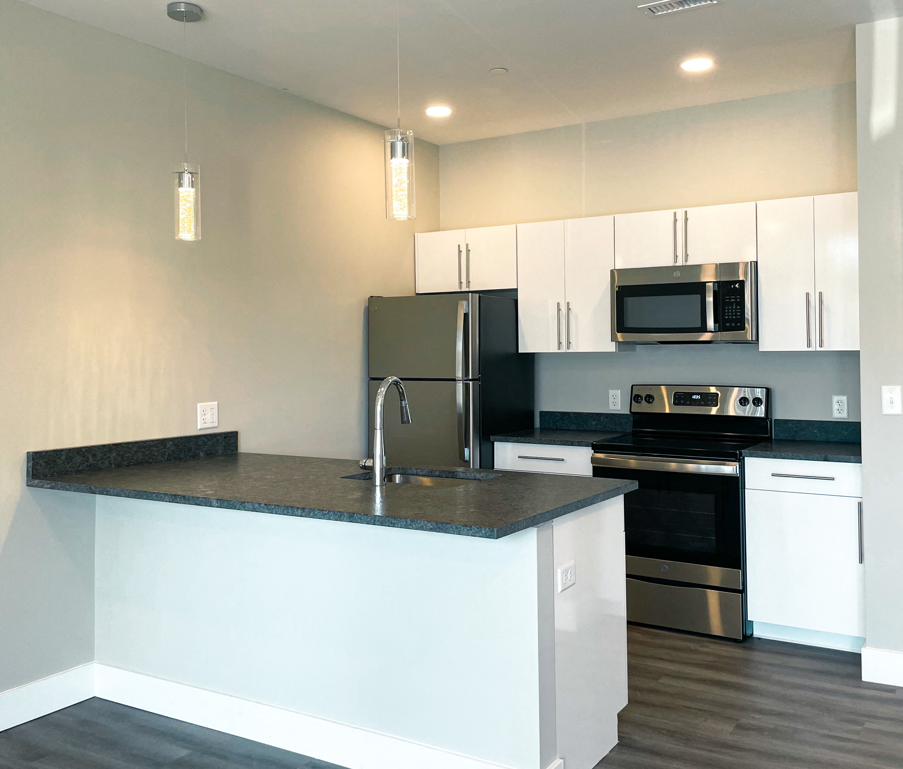 Modern kitchen renovation.