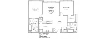 2 Bedroom/ 2 Bath