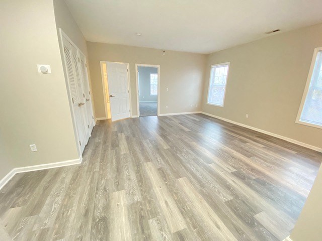 Vinyl plank flooring.