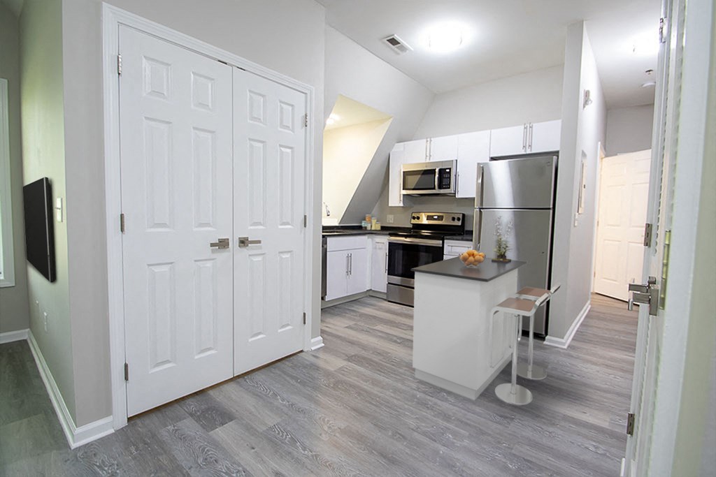Newly renovated kitchen.