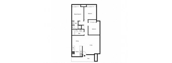 3 Bed - 2 Bath |1,032 sq. ft.