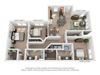 C2A Three Bed Two Bath Floor Plan C2A Three Bed Two Bath Floor Plan at Millennium, South Carolina