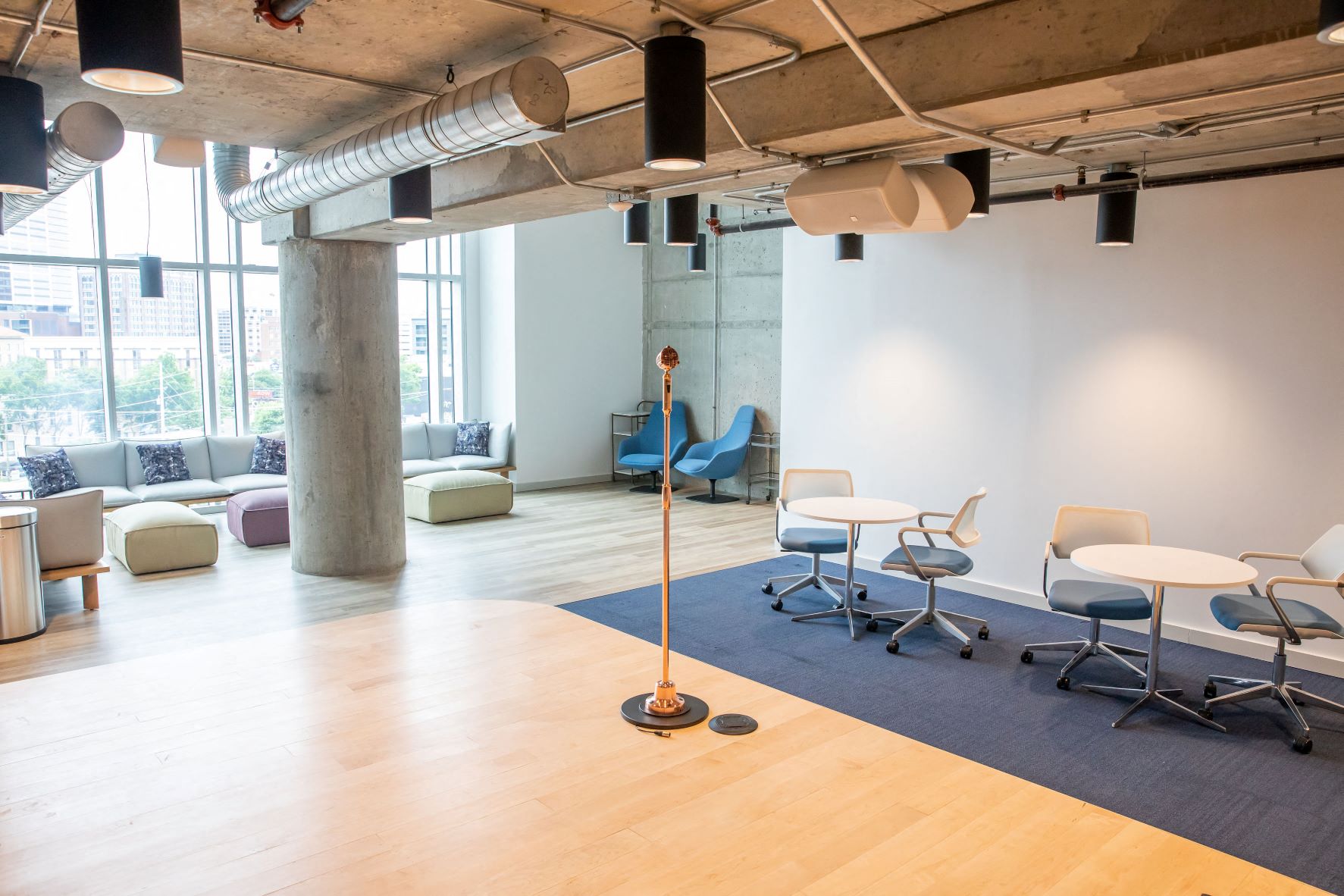 Private Music Studio and Stage at Kenect Nashville in Midtown, Nashville