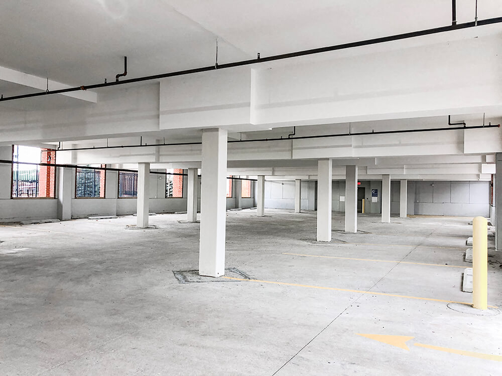 Covered parking at The Ivy at Berlin Place, South Bend