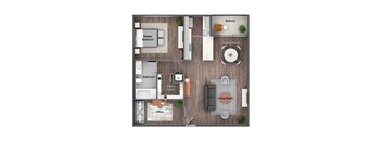 1 Bed 1 Bath - Office