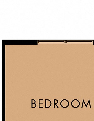 1 bed, 1 bath 657 sq ft