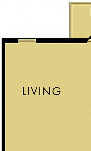 1 bed, 1 bath 615 sq ft