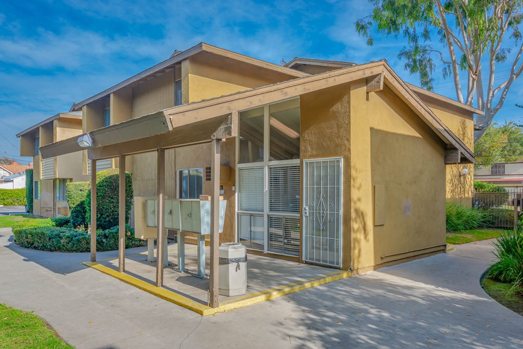 Leasing office and mailboxes