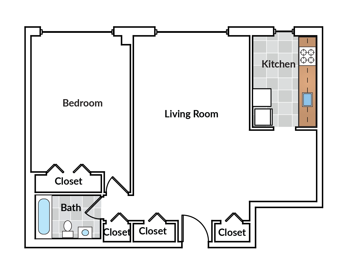 1 Bedroom
