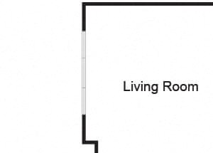 A4 floor plan at Axis Admirals Hill Apartments in Chelsea MA