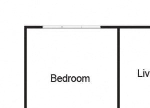 B! floor plan at Axis Admirals Hill Apartments in Chelsea MA