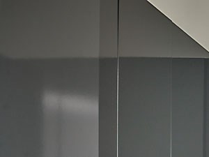Kitchen with stainless steel appliances