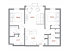 Juniper Floor Plan Juniper Floor Plan at Tivalli Apartments, Washington