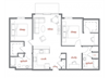 Sequoia Floor Plan Sequoia Floor Plan at Tivalli Apartments, Lynnwood, Washington