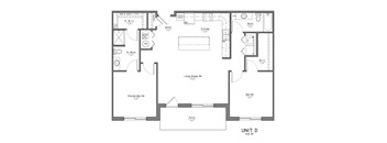 2 Bedroom, 2 Bathroom D