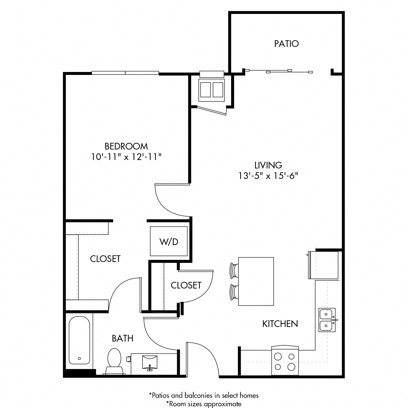 1 Bedroom B