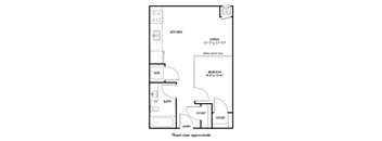 1 Bedroom Alcove D