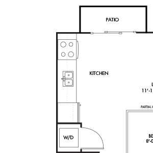 1 Bedroom Alcove D