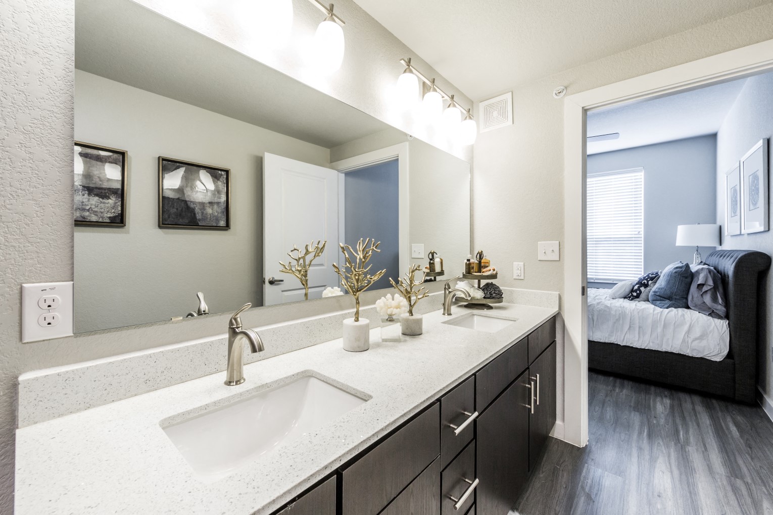 Private master bathroom attached to bedroom