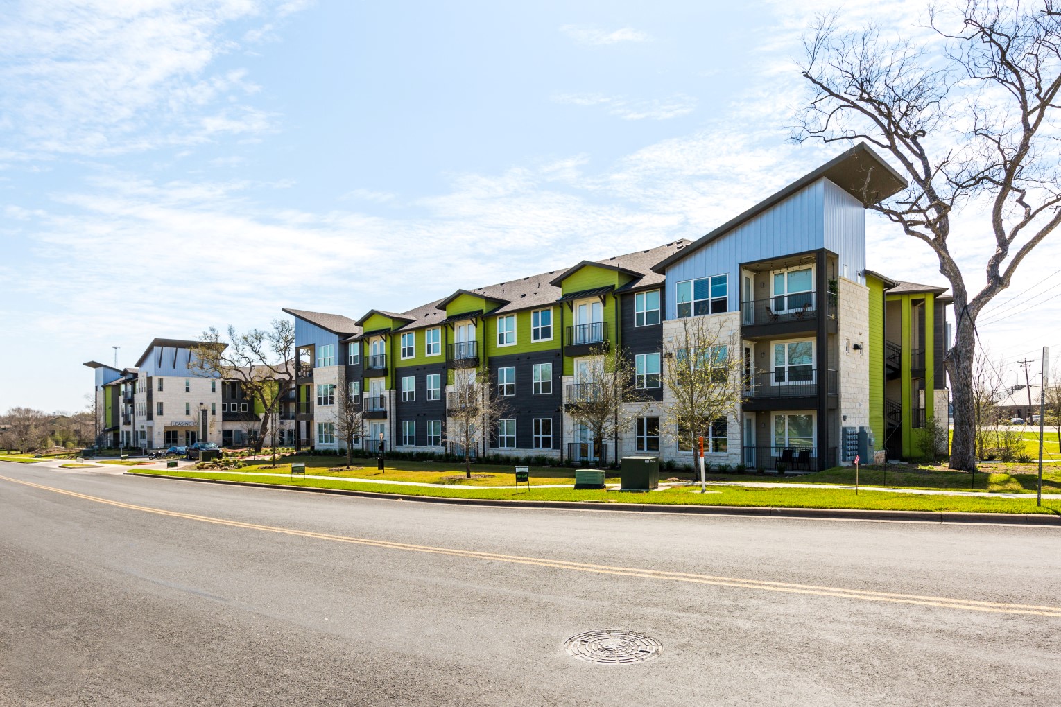 Exterior of community across the street