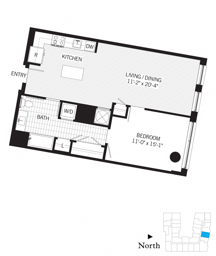 1 Bed - 1 Bath | a08-a08a