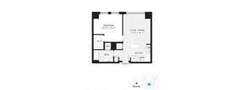 1 Bed - 1 Bath | a03
