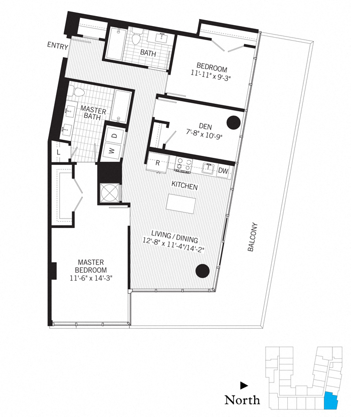 2 Bed - 2 Bath | bd02