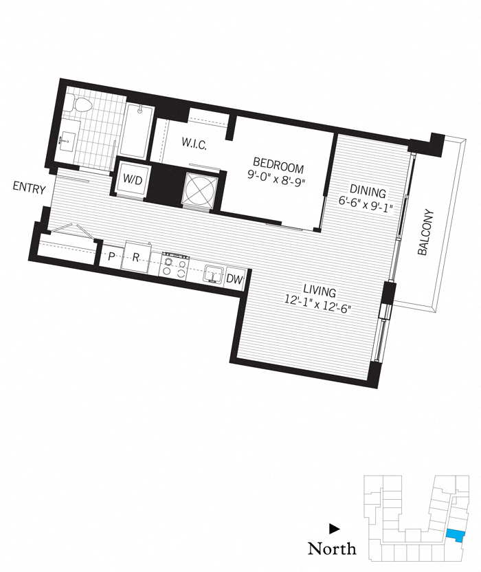1 Bed - 1 Bath | aj3