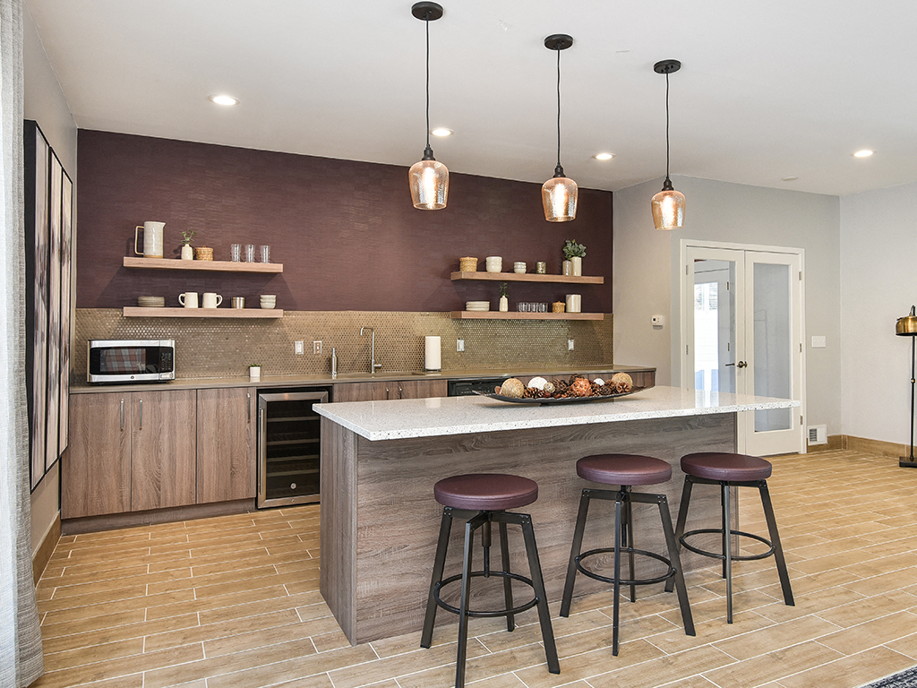 Pines of Burnsville - Clubhouse Kitchen