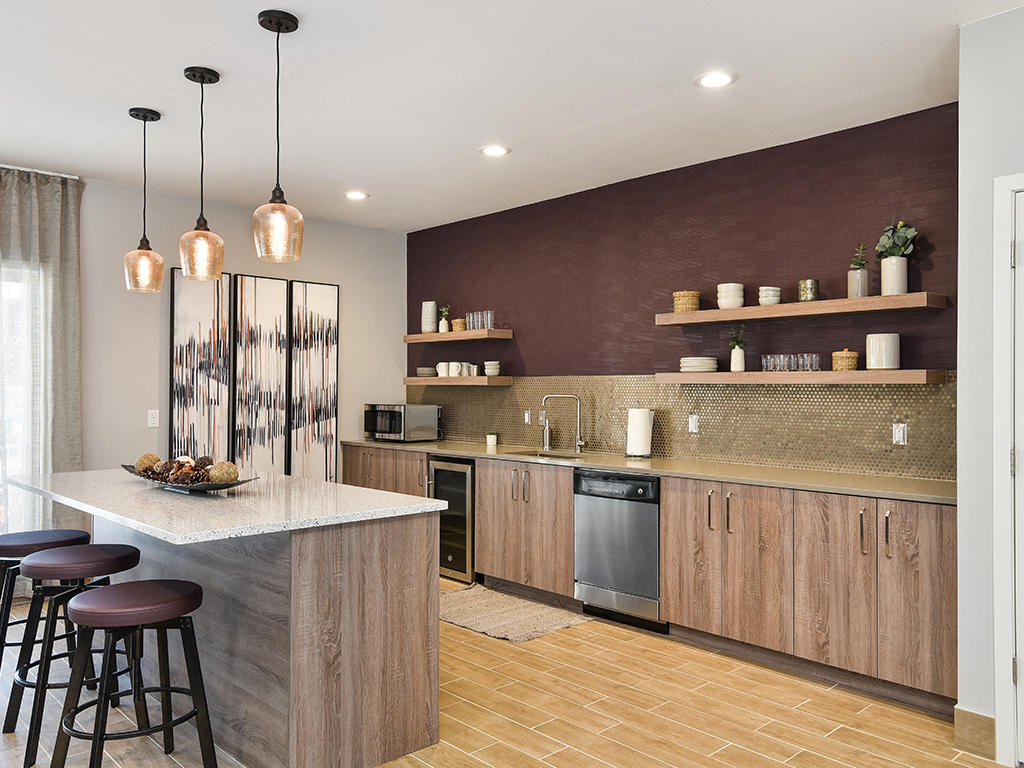 Pines of Burnsville - Clubhouse Kitchen