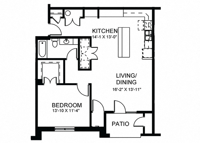 The Azalea floorplan at The Gardens on Timberlake
