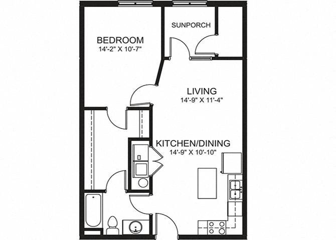 The Lily floorplan at The Gardens on Timberlake