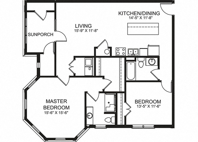 Gardenia floor plan at The Gardens on Timberlake
