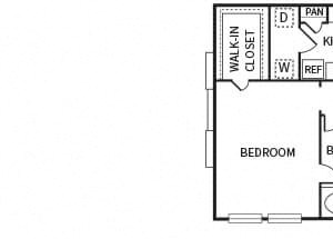 A5 floor plan at The Dominion Apartments in Conroe, TX