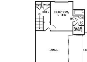 D1 floor plan at The Dominion Apartments in Conroe, TX